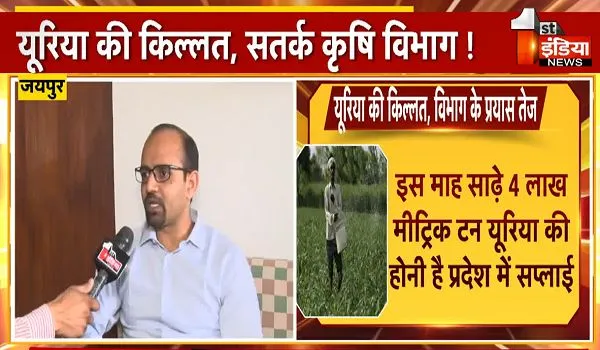 Rajasthan News: यूरिया की किल्लत, सतर्क कृषि विभाग ! केन्द्र सरकार से अधिक से अधिक रैक लाने के प्रयास